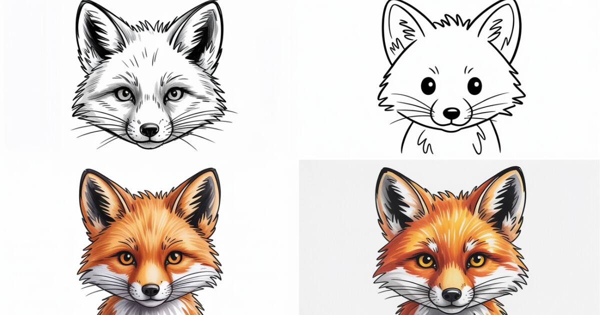 Vos Tekenen Makkelijk – Schets, Stap voor Stap & Cartoon