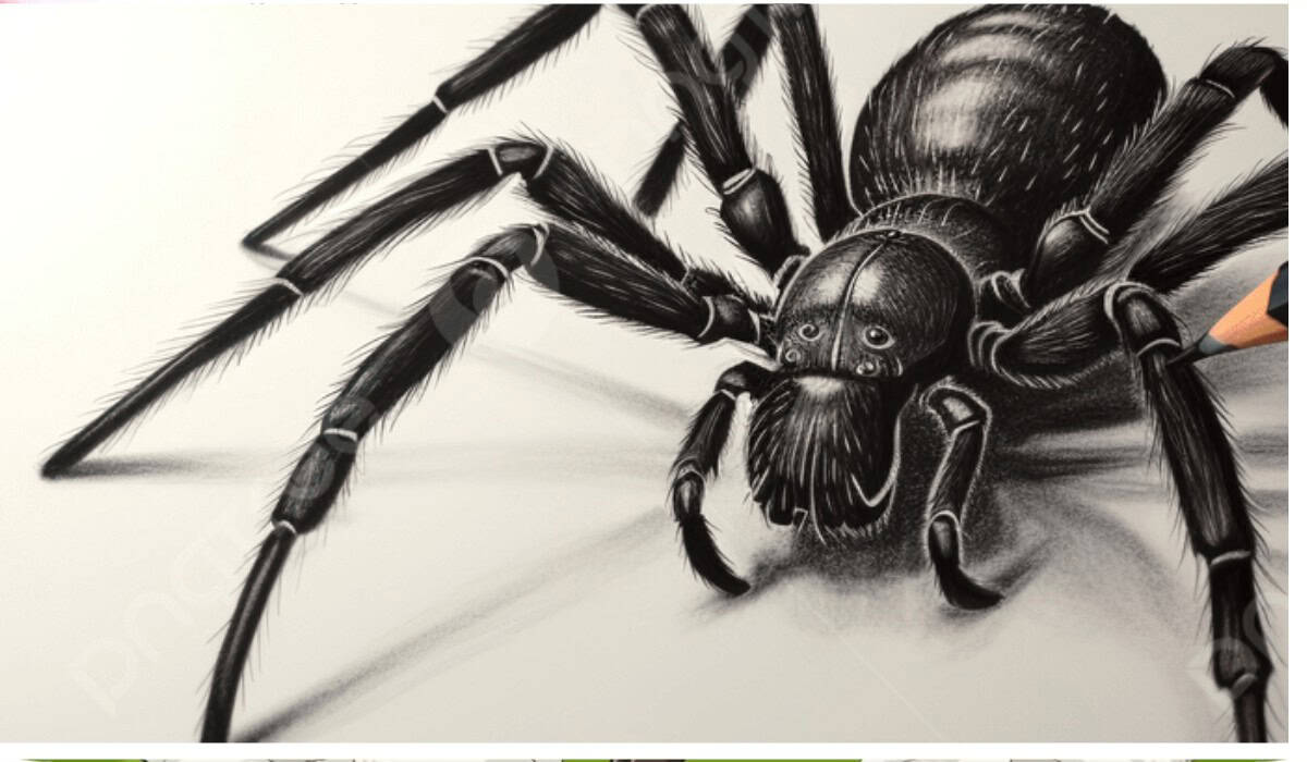 Spinnen tekenen met een duidelijke handleiding voor beginners en realistische resultaten