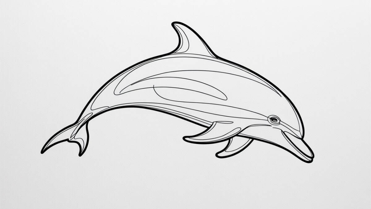 Dolfijn en haai tekenen stap-voor-stap: zeedieren met beweging en kracht vastleggen