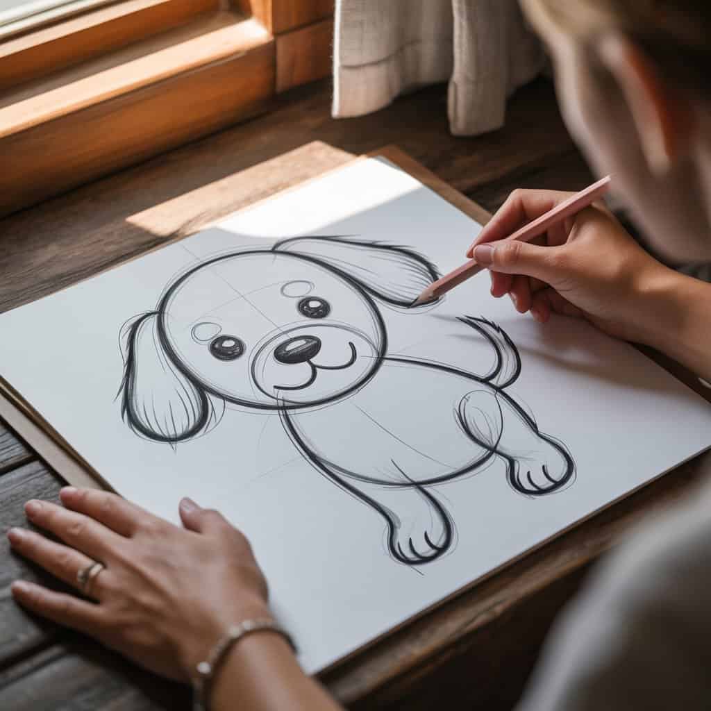 Hond tekenen makkelijk – zo lukt het ook voor beginners