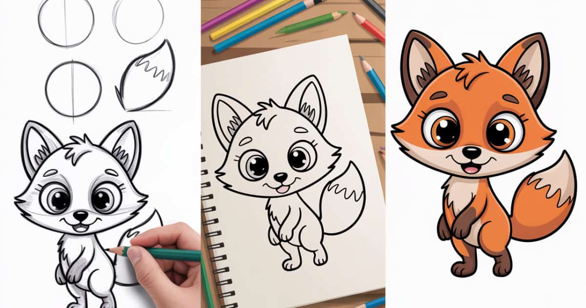 Vos Stap voor Stap Tekenen – Van Schets tot Cartoon