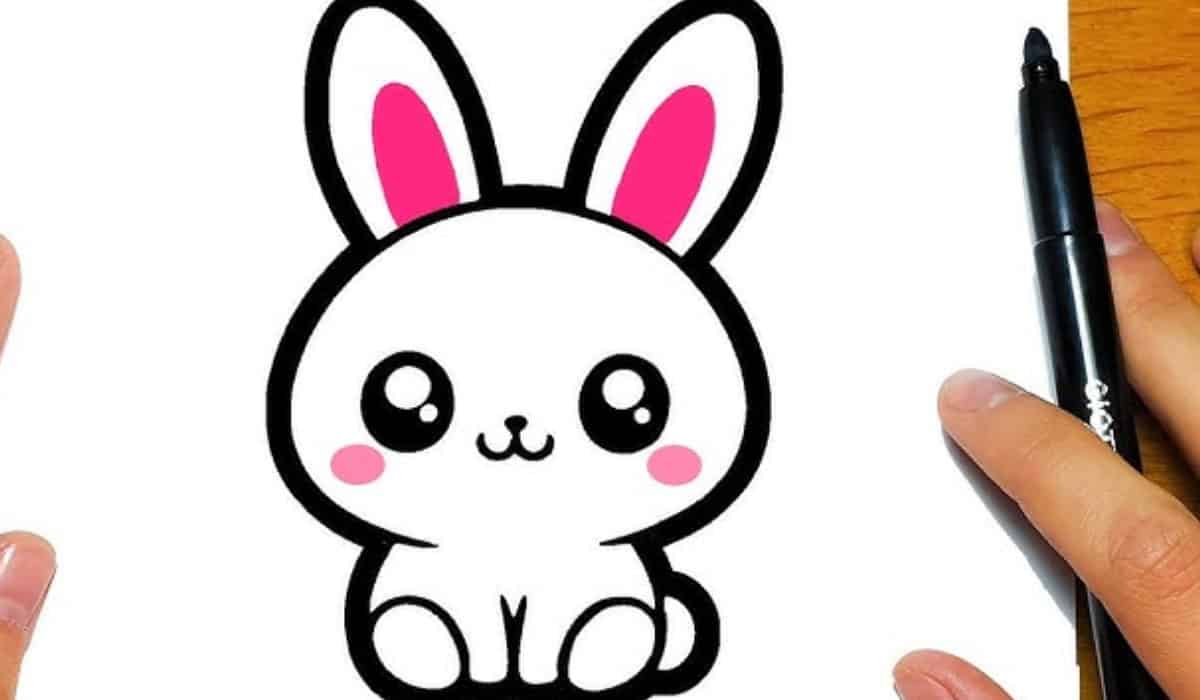 Konijn tekenen: Eenvoudige en schattige voorjaarstekeningen
