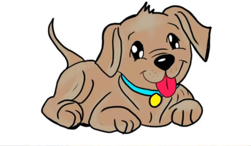 Hond tekenen makkelijk