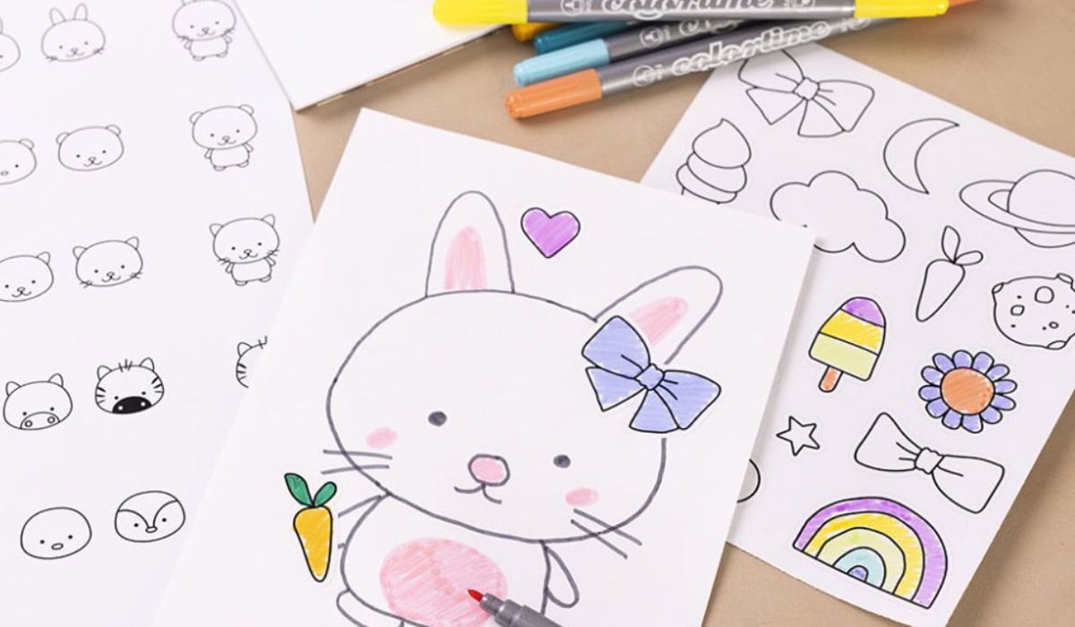 Dieren tekenen makkelijk – zo leert iedereen tekenen zonder stress