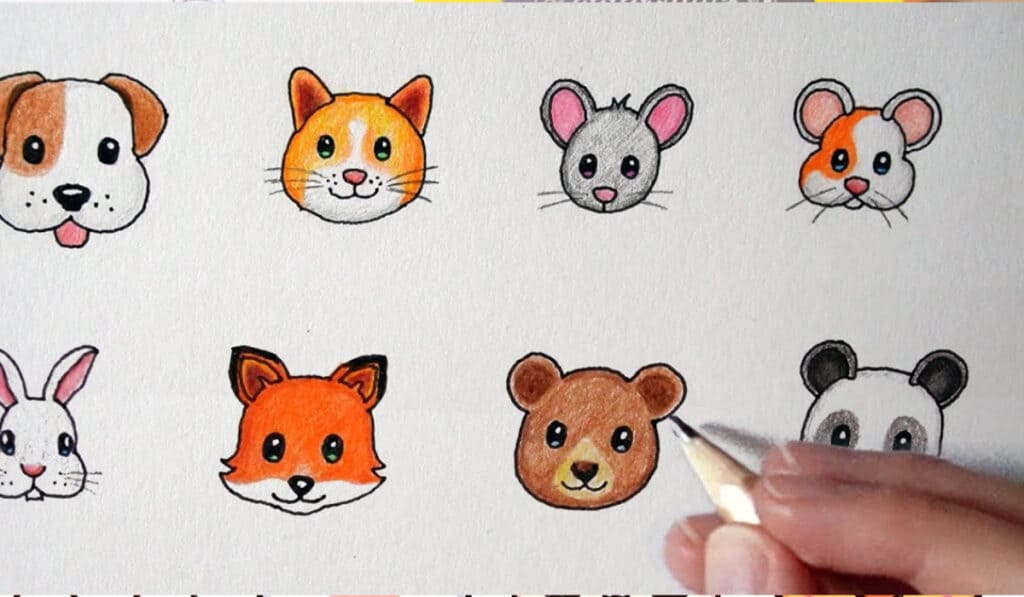 Dieren tekenen makkelijk 